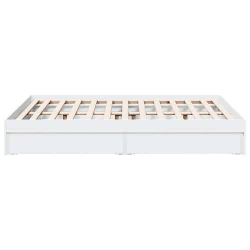 Okvir kreveta s ladicama bez madraca bijeli 140x190 cm - Bijela 140 x 190 cm Cijena