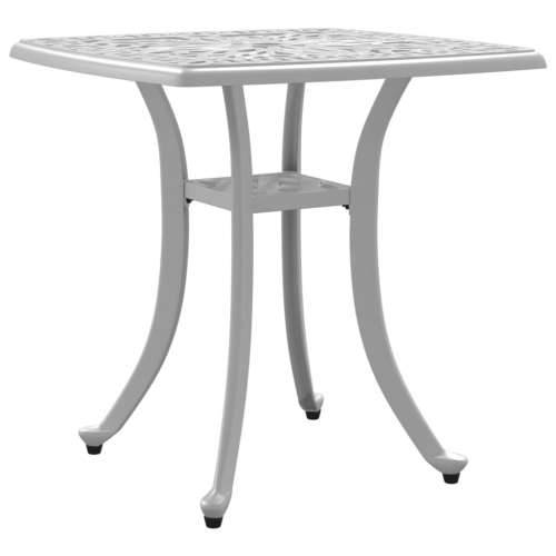 Vrtni stol bijeli 53 x 53 x 53 cm od lijevanog aluminija - Bijela 1 Cijena