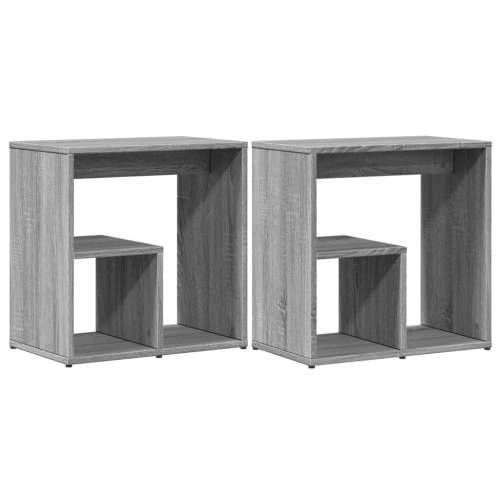 Bočni stolići 2 kom boja hrasta 50x30x50 cm konstruirano drvo - Sivi hrast sonoma 2 Cijena