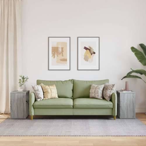 Bočni stolići 2 kom boja hrasta 50x30x50 cm konstruirano drvo - Sivi hrast sonoma 2 Cijena