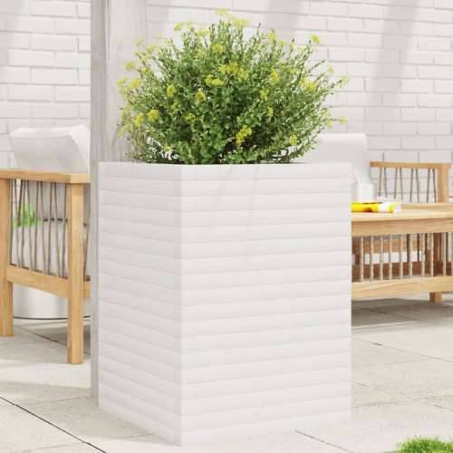 Vrtna sadilica bijela 50 x 50 x 68,5 cm od masivne borovine - Bijela 50 x 50 x 68.5 cm 1 Cijena
