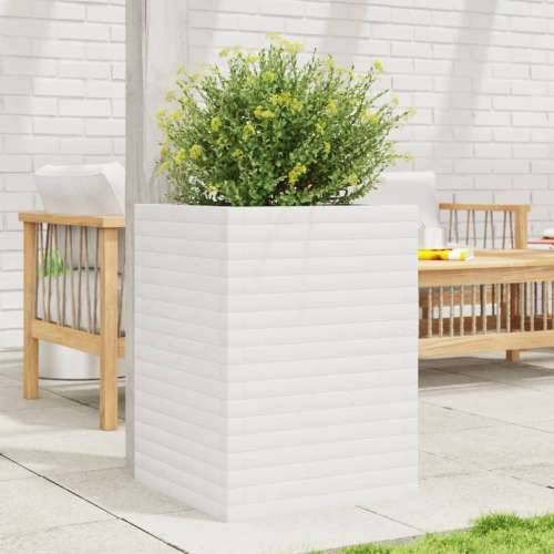 Vrtna sadilica bijela 50 x 50 x 68,5 cm od masivne borovine - Bijela 50 x 50 x 68.5 cm 1 Cijena