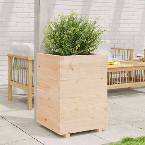 Vrtna sadilica 50x50x72,5 cm od masivne borovine - Prirodna boja bora 50 x 50 x 72.5 cm 1 Cijena