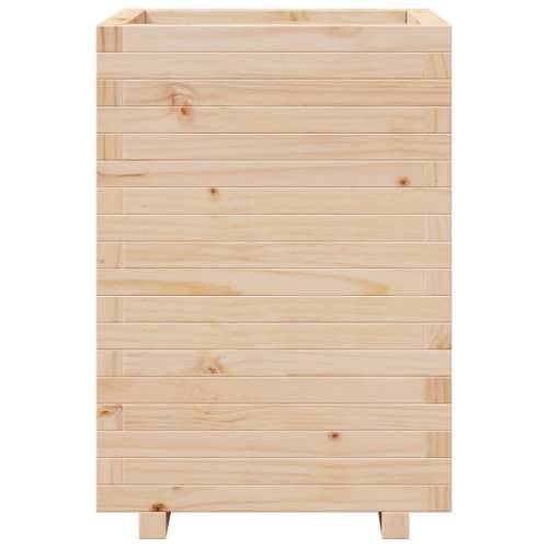Vrtna sadilica 50x50x72,5 cm od masivne borovine - Prirodna boja bora 50 x 50 x 72.5 cm 1 Cijena