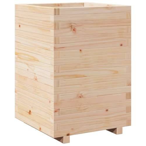 Vrtna sadilica 50x50x72,5 cm od masivne borovine - Prirodna boja bora 50 x 50 x 72.5 cm 1 Cijena