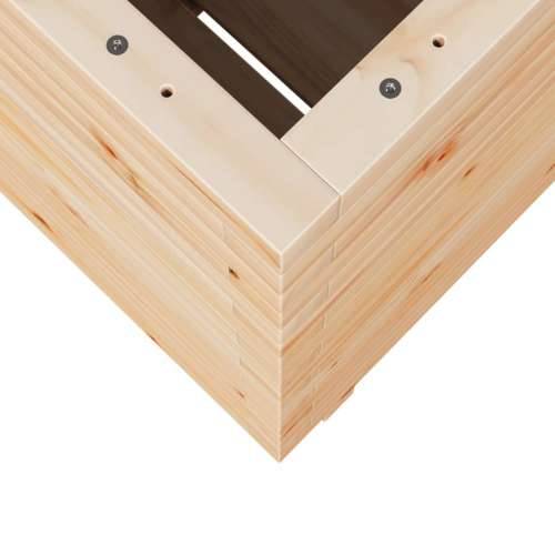 Vrtna sadilica 50x50x72,5 cm od masivne borovine - Prirodna boja bora 50 x 50 x 72.5 cm 1 Cijena