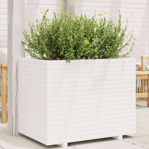 Vrtna sadilica bijela 90 x 60 x 72 cm od masivne borovine - Bijela 90 x 60 x 72 cm 1 Cijena