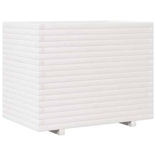 Vrtna sadilica bijela 90 x 60 x 72 cm od masivne borovine - Bijela 90 x 60 x 72 cm 1 Cijena