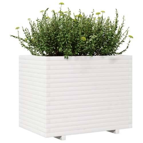 Vrtna sadilica bijela 90 x 60 x 72 cm od masivne borovine - Bijela 90 x 60 x 72 cm 1 Cijena
