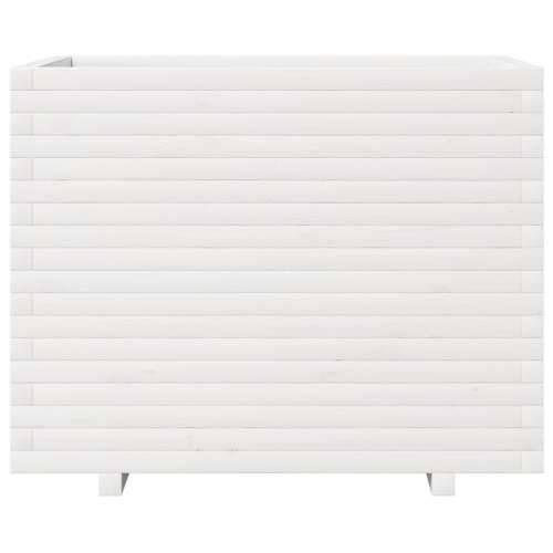 Vrtna sadilica bijela 90 x 60 x 72 cm od masivne borovine - Bijela 90 x 60 x 72 cm 1 Cijena