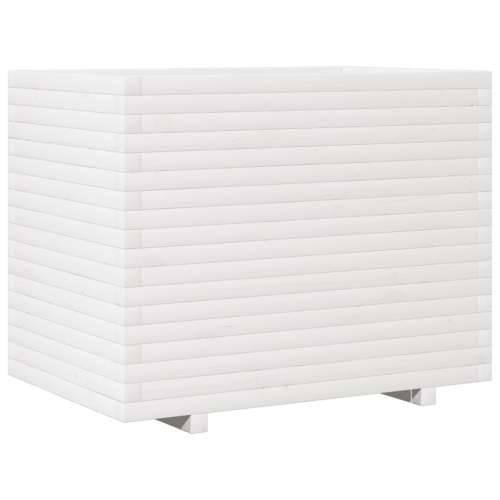 Vrtna sadilica bijela 90 x 60 x 72 cm od masivne borovine - Bijela 90 x 60 x 72 cm 1 Cijena