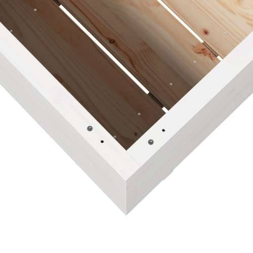Vrtna sadilica bijela 90 x 60 x 72 cm od masivne borovine - Bijela 90 x 60 x 72 cm 1 Cijena
