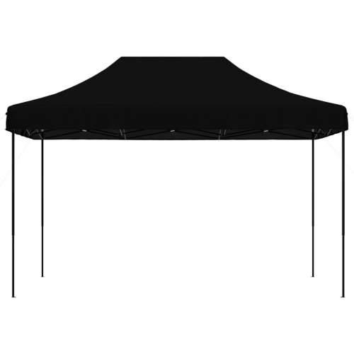 Sklopivi prigodni šator za svadbe - šator za zabave crni 410 x 279 x 315 cm - Crna 1 Bez bočnog zida Cijena