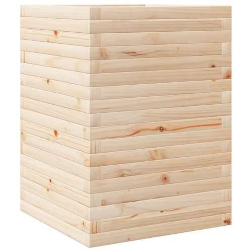 Vrtna sadilica 50x50x68,5 cm od masivne borovine - Prirodna boja bora 50 x 50 x 68.5 cm 1 Cijena