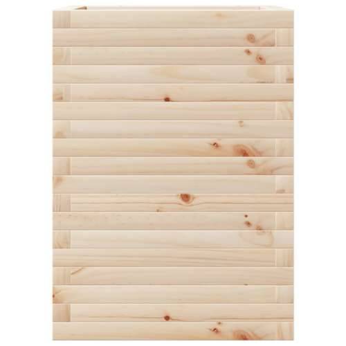 Vrtna sadilica 50x50x68,5 cm od masivne borovine - Prirodna boja bora 50 x 50 x 68.5 cm 1 Cijena