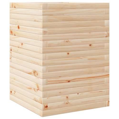 Vrtna sadilica 50x50x68,5 cm od masivne borovine - Prirodna boja bora 50 x 50 x 68.5 cm 1 Cijena