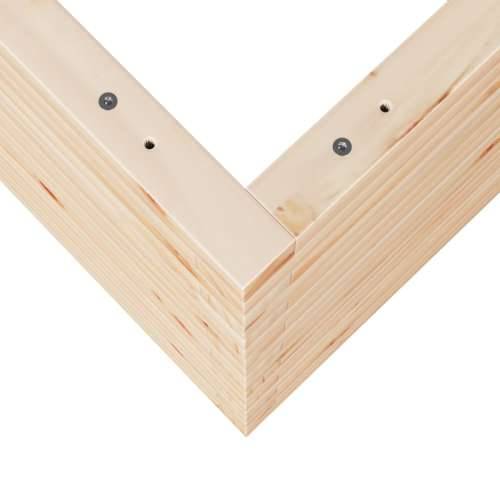 Vrtna sadilica 50x50x68,5 cm od masivne borovine - Prirodna boja bora 50 x 50 x 68.5 cm 1 Cijena