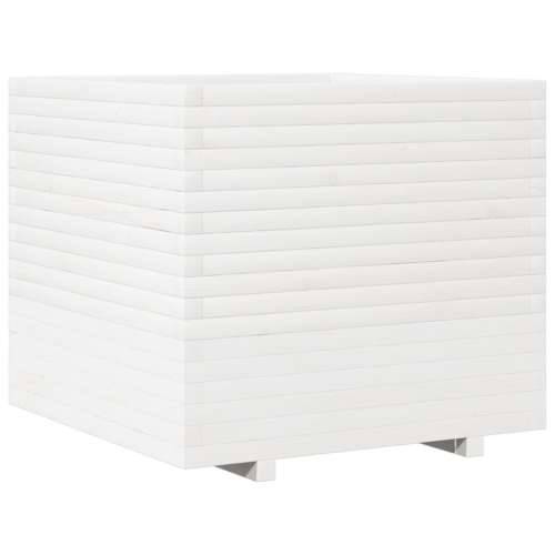 Vrtna sadilica bijela 80 x 80 x 72 cm od masivne borovine - Bijela 80 x 80 x 72 cm 1 Cijena