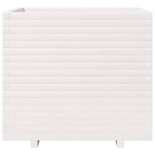 Vrtna sadilica bijela 80 x 80 x 72 cm od masivne borovine - Bijela 80 x 80 x 72 cm 1 Cijena