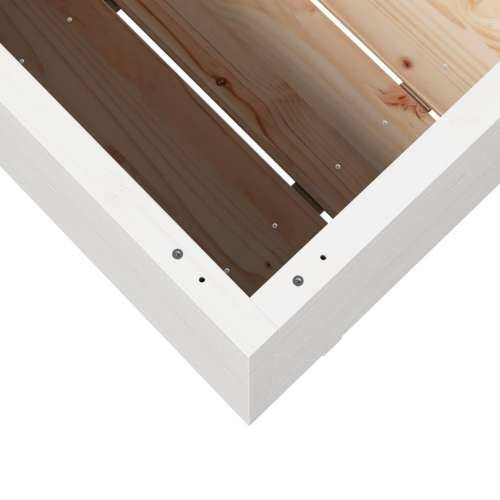 Vrtna sadilica bijela 80 x 80 x 72 cm od masivne borovine - Bijela 80 x 80 x 72 cm 1 Cijena