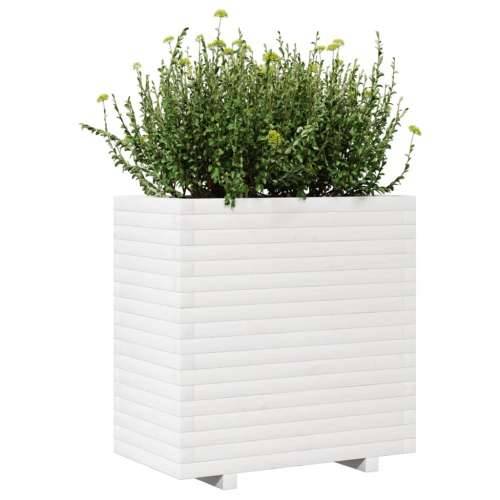Vrtna sadilica bijela 70x40x72 cm od masivne borovine - Bijela 70 x 40 x 72 cm 1 Cijena
