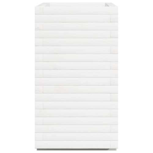 Vrtna sadilica bijela 70x40x72 cm od masivne borovine - Bijela 70 x 40 x 72 cm 1 Cijena