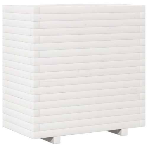 Vrtna sadilica bijela 70x40x72 cm od masivne borovine - Bijela 70 x 40 x 72 cm 1 Cijena