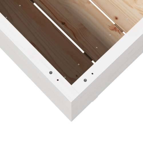 Vrtna sadilica bijela 70x40x72 cm od masivne borovine - Bijela 70 x 40 x 72 cm 1 Cijena