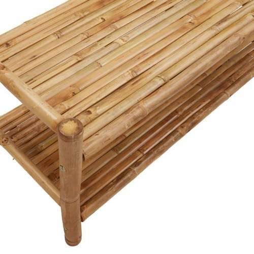 Stalak za odjeću s policama 103 x 40 x 183 cm od bambusa Cijena