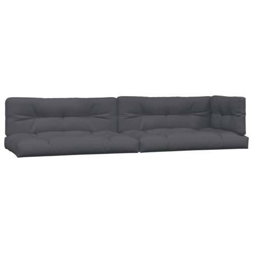 5-dijelna set vrtnih sofa od paleta s jastucima od drva bagrema - Antracit 1 2x kutna + 2x srednja + stol Tamno smeđa Cijena