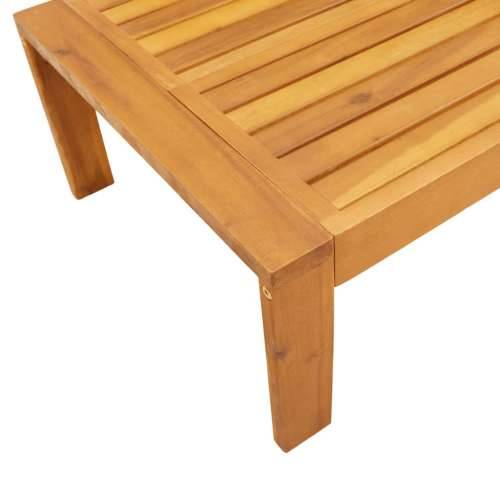 Vrtni stol 100 x 50 x 27 cm od masivnog bagremovog drva  - Krema 1 stol Cijena