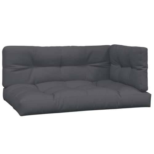 Vrtna garnitura - 3-dijelni set vrtnih sofa od paleta s jastucima od drva bagrema - Antracit 1 Tamno smeđa Cijena