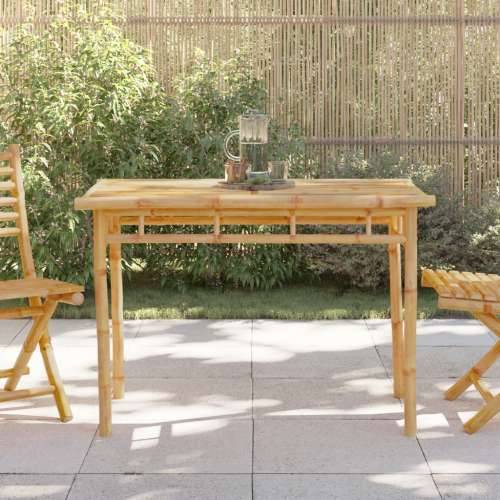 Vrtni stol - Blagovaonski stol 110 x 55 x 75 cm od bambusa Cijena