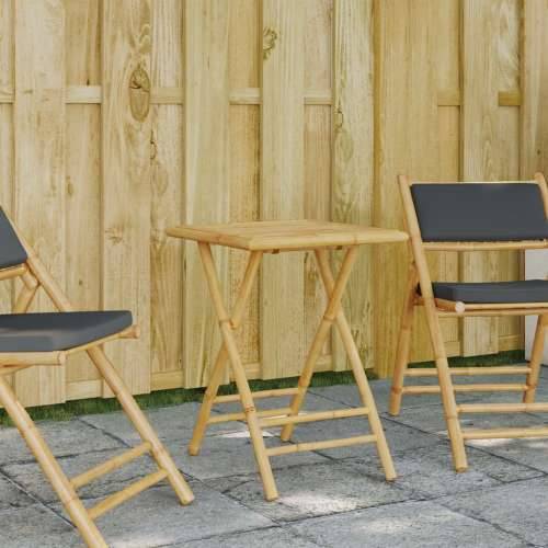 Sklopivi vrtni stol 55 x 55 x 75 cm od bambusa - 55 x 55 x 75 cm 1 Cijena