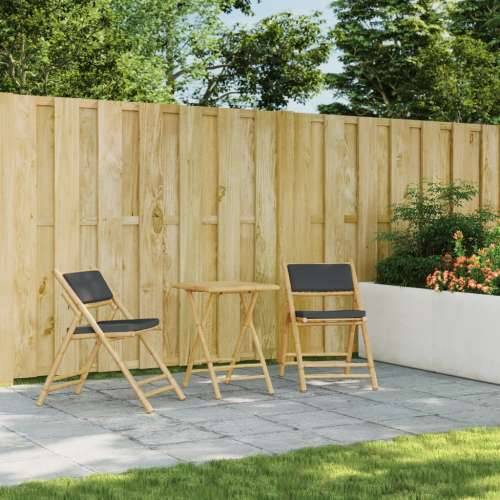 Sklopivi vrtni stol 55 x 55 x 75 cm od bambusa - 55 x 55 x 75 cm 1 Cijena