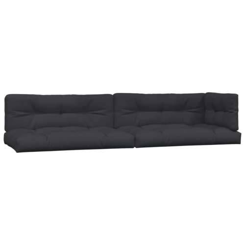 Vrtna garnitura - 3-dijelni set vrtnih sofa od paleta s jastucima od drva bagrema - Crna 1 Tamno smeđa Cijena