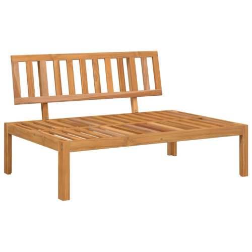 Vrtna garnitura - 4-dijelni set vrtnih sofa od paleta s jastucima od drva bagrema - Crna 1 2x srednja + kutna +stol Tamno smeđa Cijena