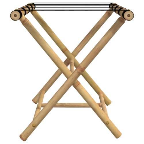 Sklopivi stalak za prtljagu 62 x 42 x 50,5 cm od bambusa Cijena