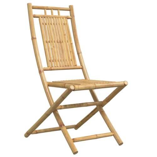 Sklopive vrtne stolice 4 kom 46 x 66 x 99 cm od bambusa - 4 Bez naslona za ruke Cijena