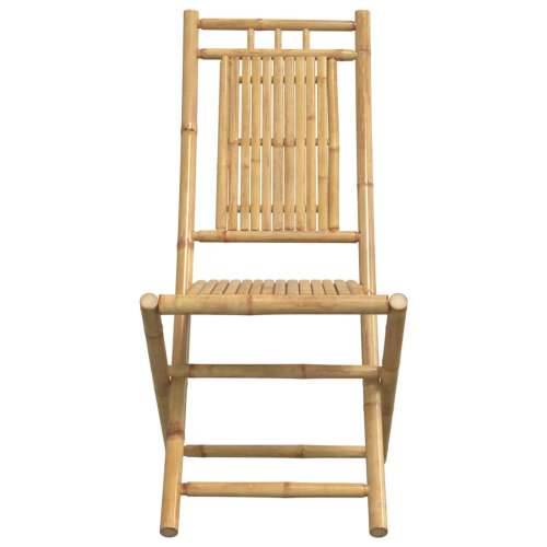 Sklopive vrtne stolice 4 kom 46 x 66 x 99 cm od bambusa - 4 Bez naslona za ruke Cijena