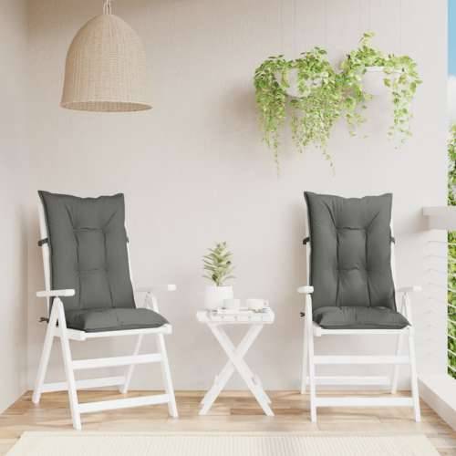 Jastuci za stolice 2 kom tamnosivi 120x50x7 cm od tkanine prošarana tamnosiva 120 x 50 x 7 cm 2 Cijena