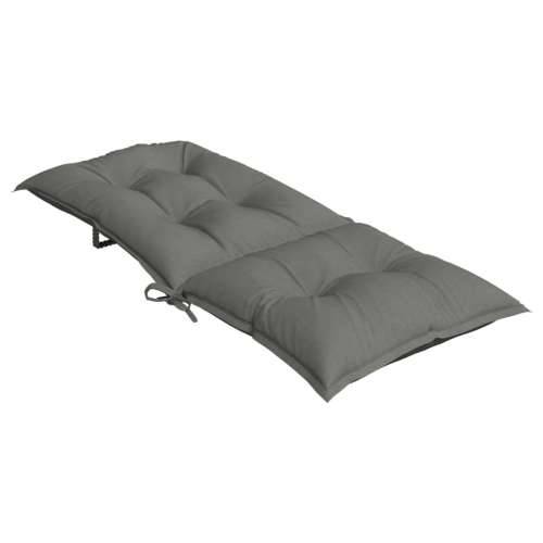 Jastuci za stolice 2 kom tamnosivi 120x50x7 cm od tkanine prošarana tamnosiva 120 x 50 x 7 cm 2 Cijena