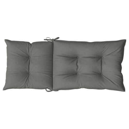 Jastuci za stolice 2 kom tamnosivi 120x50x7 cm od tkanine prošarana tamnosiva 120 x 50 x 7 cm 2 Cijena
