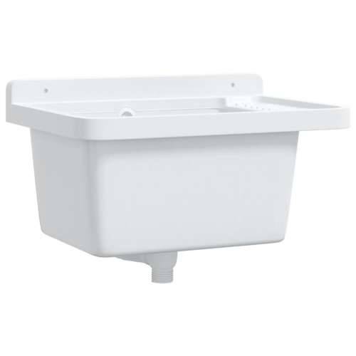 Lavabo - Umivaonik za zidnu montažu bijeli 50 x 35 x 24 cm od smole - Bijela 50 x 35 x 24 cm Cijena