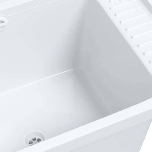 Lavabo - Umivaonik za zidnu montažu bijeli 50 x 35 x 24 cm od smole - Bijela 50 x 35 x 24 cm Cijena