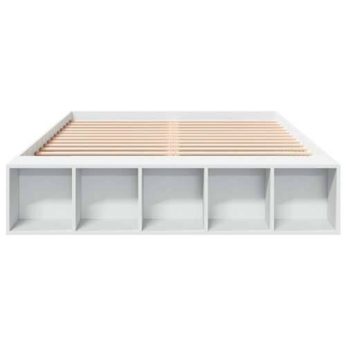 Okvir za krevet bijeli 160x200 cm konstruirano drvo - Bijela 160 x 200 cm Cijena