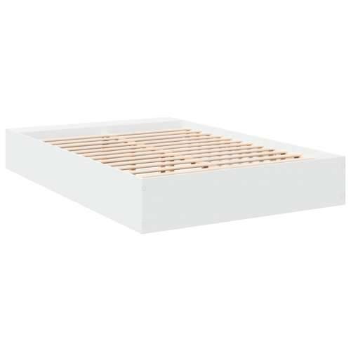 Okvir za krevet bijeli 150x200 cm konstruirano drvo - Bijela 150 x 200 cm Cijena