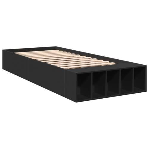 Okvir za krevet crni 90x200 cm konstruirano drvo - Crna 90 x 200 cm Cijena
