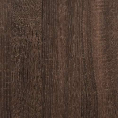 Okvir za krevet smeđi hrast 90 x 200 cm od konstruiranog drva - Smeđi hrast 90 x 200 cm Cijena