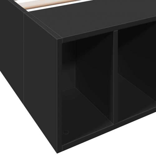 Okvir za krevet crni 90 x 190 cm od konstruiranog drva - Crna 90 x 190 cm Cijena